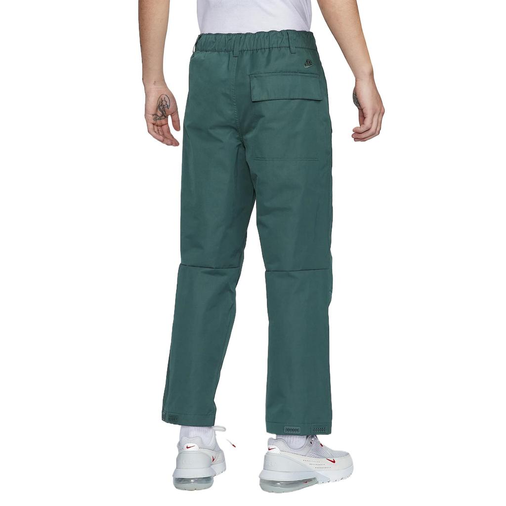 Nike Comfortable Loose Fit Zipper Solid Color Casual Pants Men bottoms Green FZ0711-338