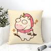 Festive Cartoon Chinese Dragon Print Pillow Case Cotton Linen Fabric Square Zipper Pillowcase Home Decorative Living Room