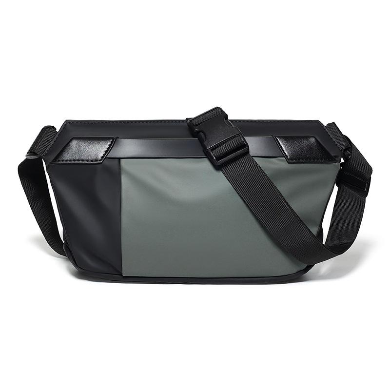 TS JYL Laptop bag,Men Crossbody Bag Trend Chest Bag Lightweight Casual Color Block Satchel
