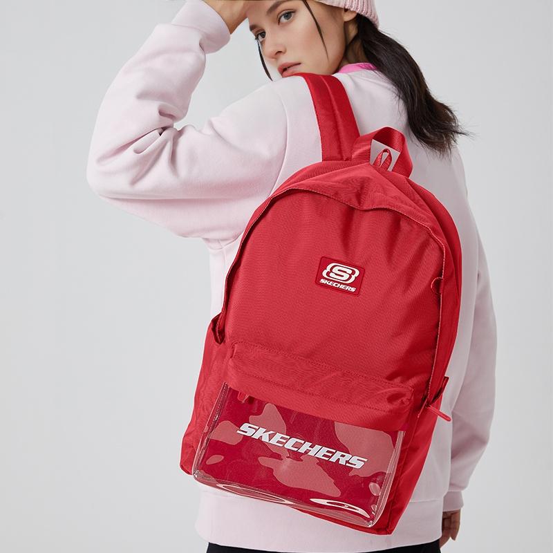 Skechers Transparent Anime Polyester Pain Bag Regular Couple Unisex Bags Blue Gray Red L325K087-03GB