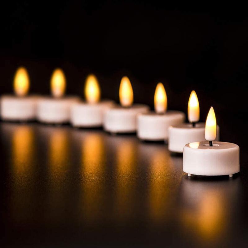 12Pcs/set Flameless LED Candles Flickering Lights Birthday Wedding Party Electric Candles Xmas Table Decoration Light XYZ