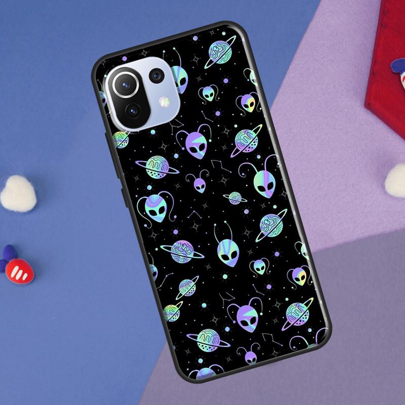 Alien Martian UFO Cover For Xiaomi 14T Pro 11T 12T 13T 13 14 Ultra POCO X7 Pro X3 X5 F3 F5 F6 M6 X6 Pro Case