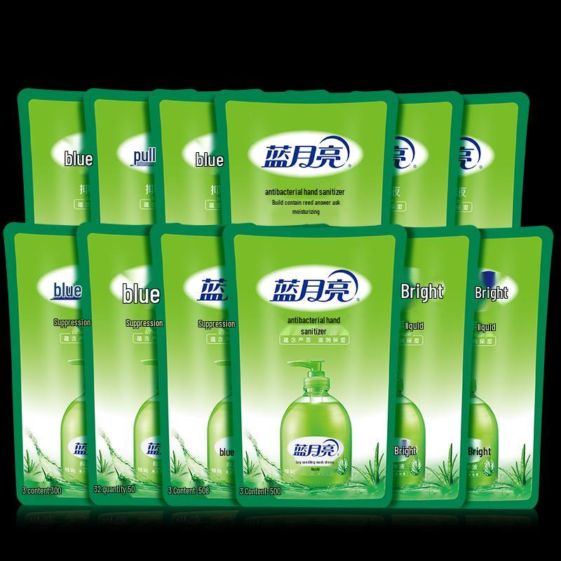 Blue Moon Antibacterial Foaming Hand Soap Refill, Aloe Scent, 12 x 500g