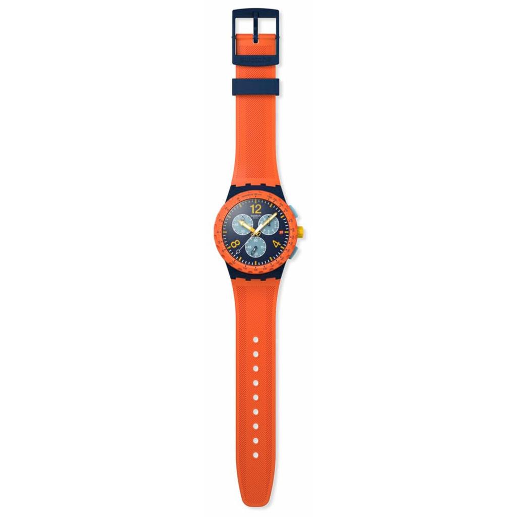 Swatch CAMO FLASH SUSI400 Orange Wristwatch,