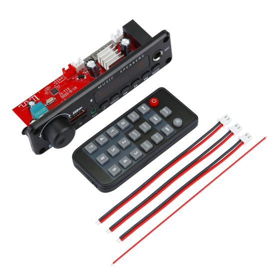 150W 8V-26V Amplifier Bluetooth-compatible 5.0 Dual Channel MP3 WAV APE Decoder Board Car FM Radio Player