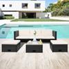 Day and Night - Day and Night 4-piece Garden Furniture Set and Black Synthetic Rattan Cushions