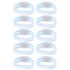 10PCS National Flag Glow Bracelet Silicone ABS Fans Luminous Cheer Props for 2022 World Football Match