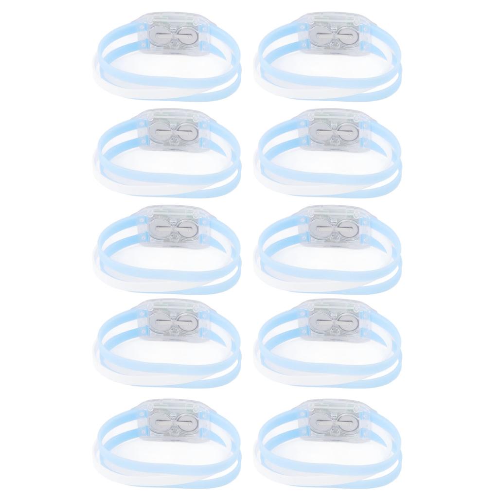 10PCS National Flag Glow Bracelet Silicone ABS Fans Luminous Cheer Props for 2022 World Football Match