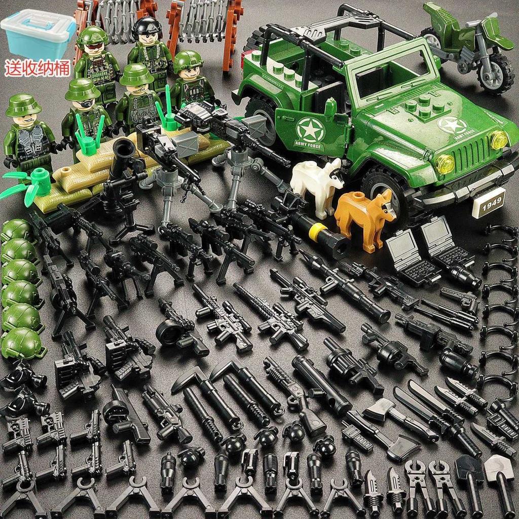 Compatible Building Block Thunder Military Special Forces Minifigures Armed Forces Boys