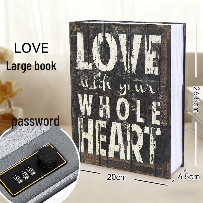 Stilvolle Münzbank aus Eisen mit Zahlenschloss für Zuhause