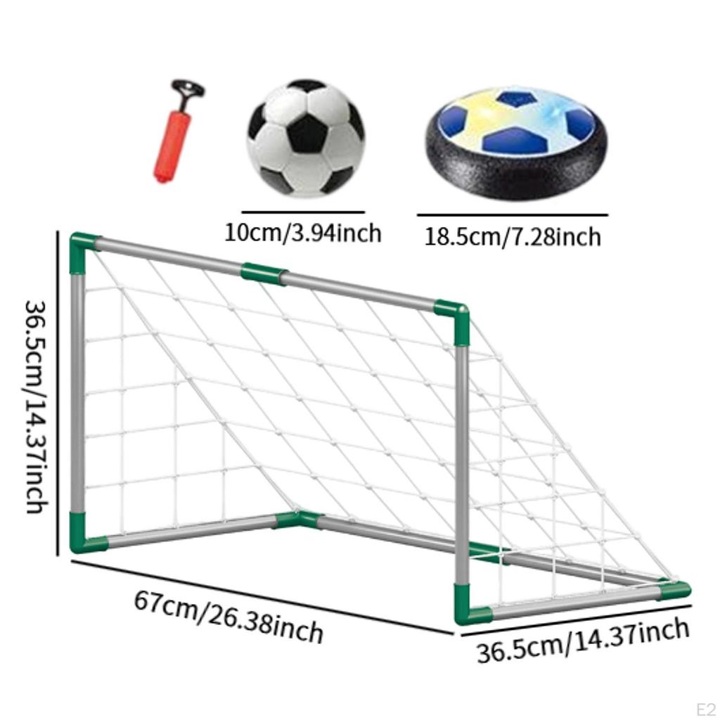 Kids Soccer Goals for Backyard 2 Pieces Net with Ball, Pump Football Travel