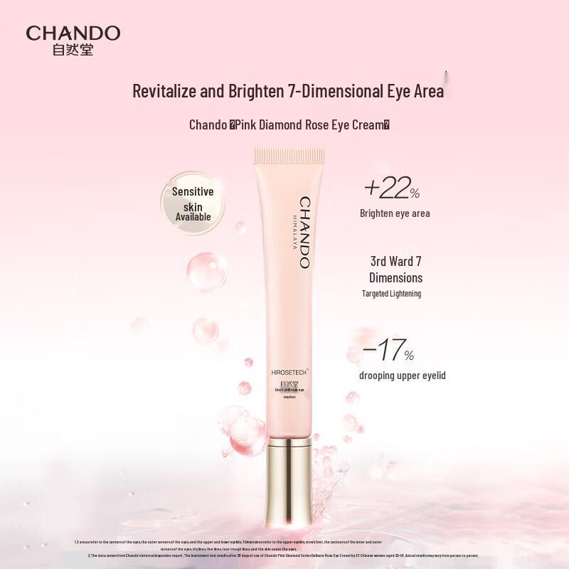 

CHANDO Pink Diamond Firming & Tender Rose Eye Cream 18g