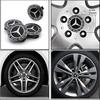 PIG4 4 Pieces/Set 75mm For Mercedes Benz AMG W203 W206 W220 W205 W211 W212 Car Wheel Center Hub Caps Benz Emblem Tire Rim Covers