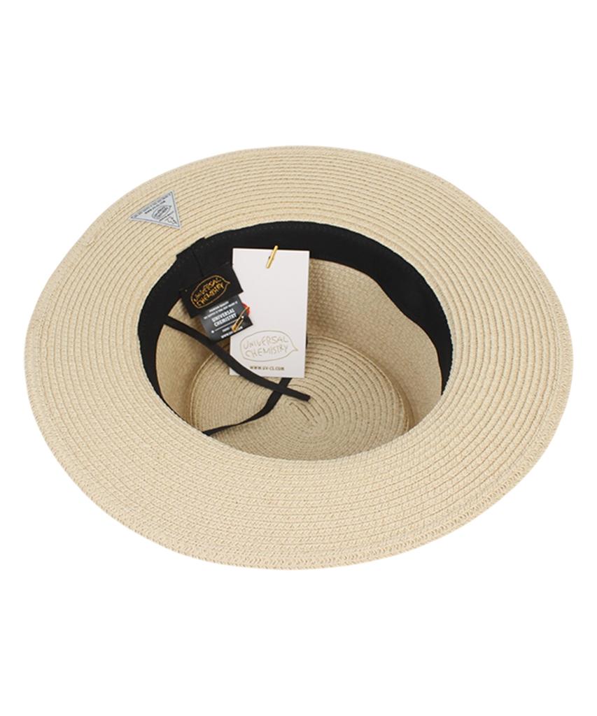Yunibeosyeolkemiseuteuli Sweet Bk Line Beige Panama Hat Panama Hat