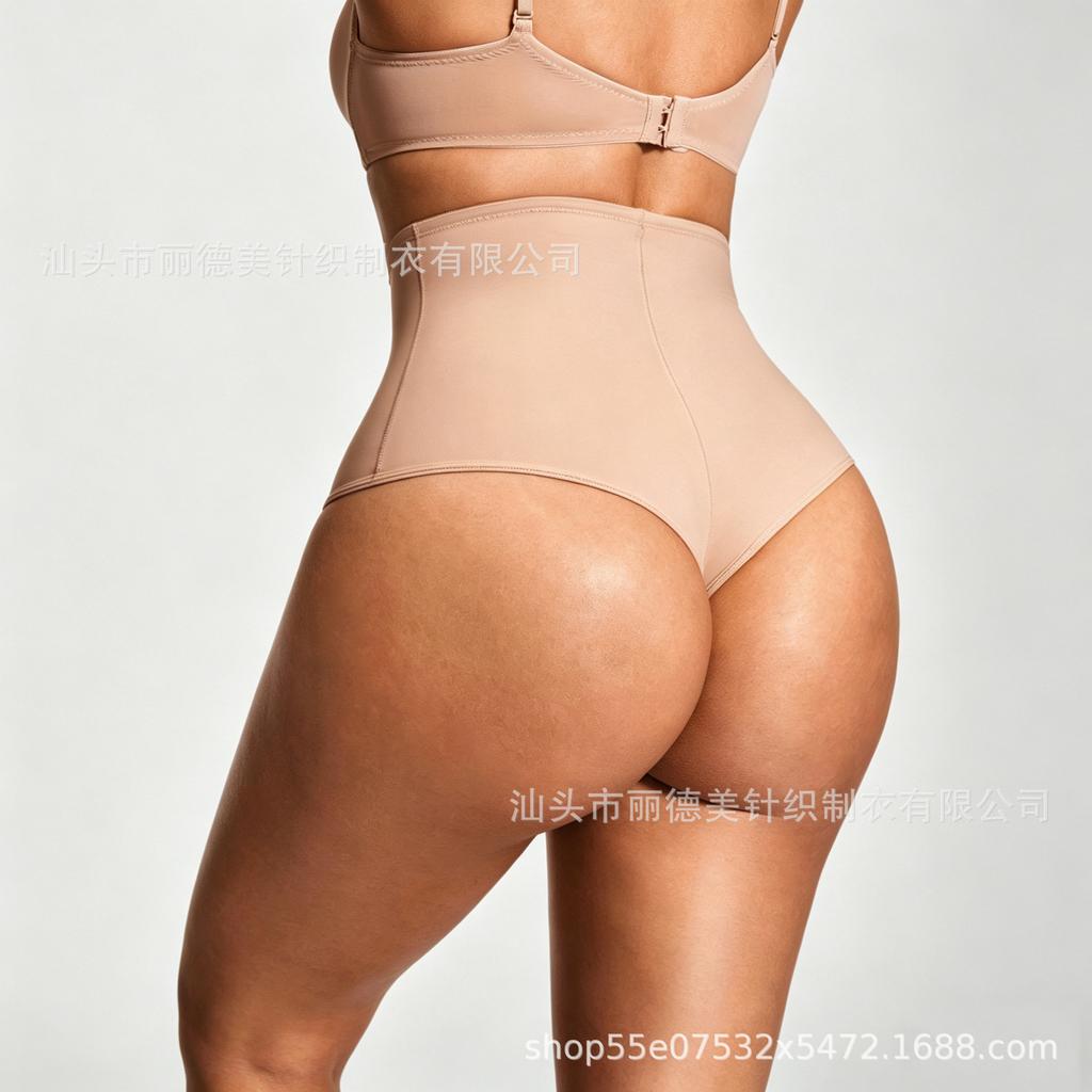 European and American High-waisted Belly Panties High-waisted Corset Pants Waist Body Sculpting Pants Large-size Beautiful Buttocks Belly Pants