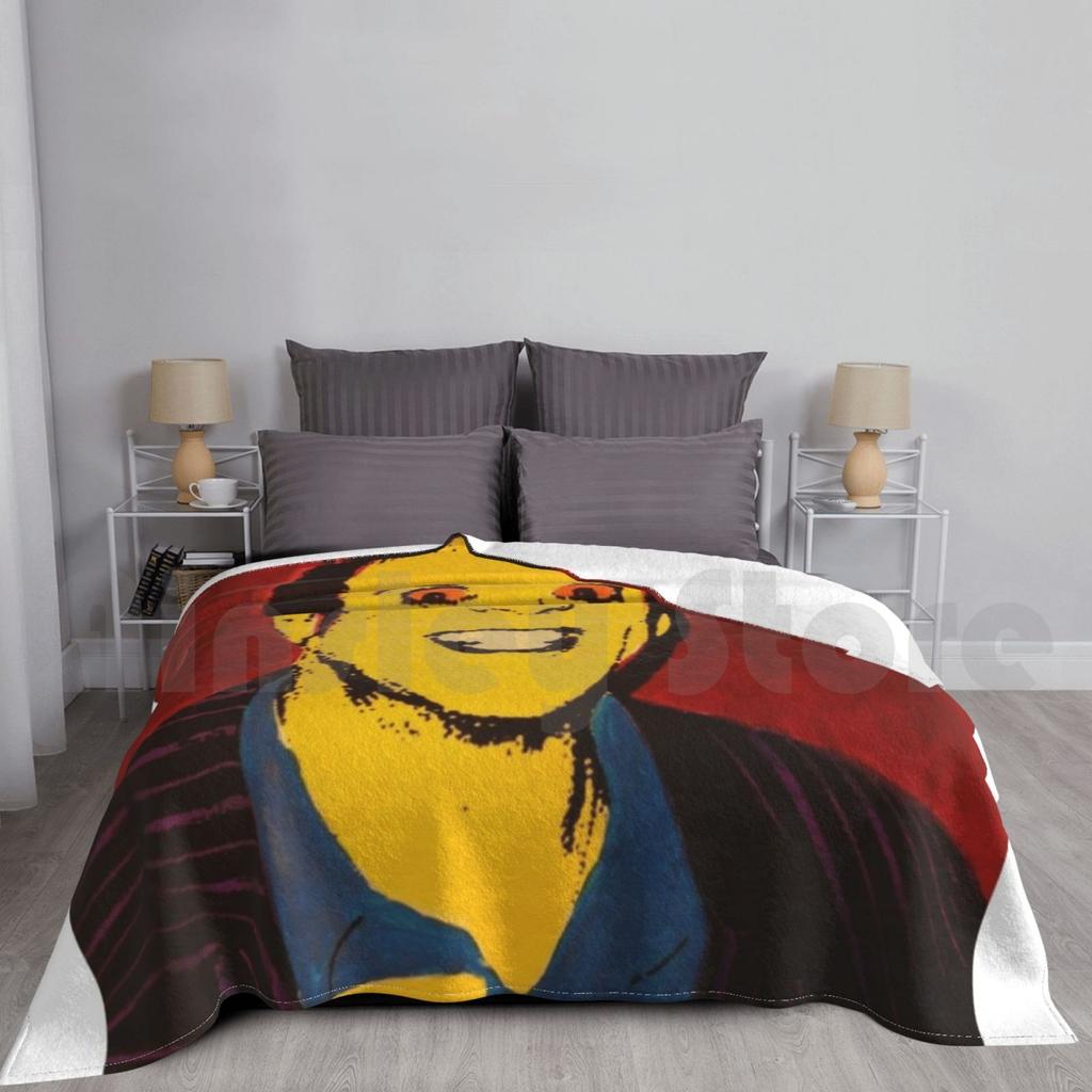 Nicholas Cage Abstract Painting Blanket Fashion Custom Nicholas Nick Cage Abstract Artist Surreal Smile