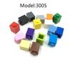 100 Stück/Los MOC Teile 3005 Stein 1x1 Kompatible Figuren Steine DIY Zusammenbauen Bausteine Partikel Kinder Puzzle Gehirnspielzeug Geschenk