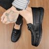 Men'S Leather Shoes Business Formal Shoes British Style Black Casual Leather Shoes For Mens JZ-2629