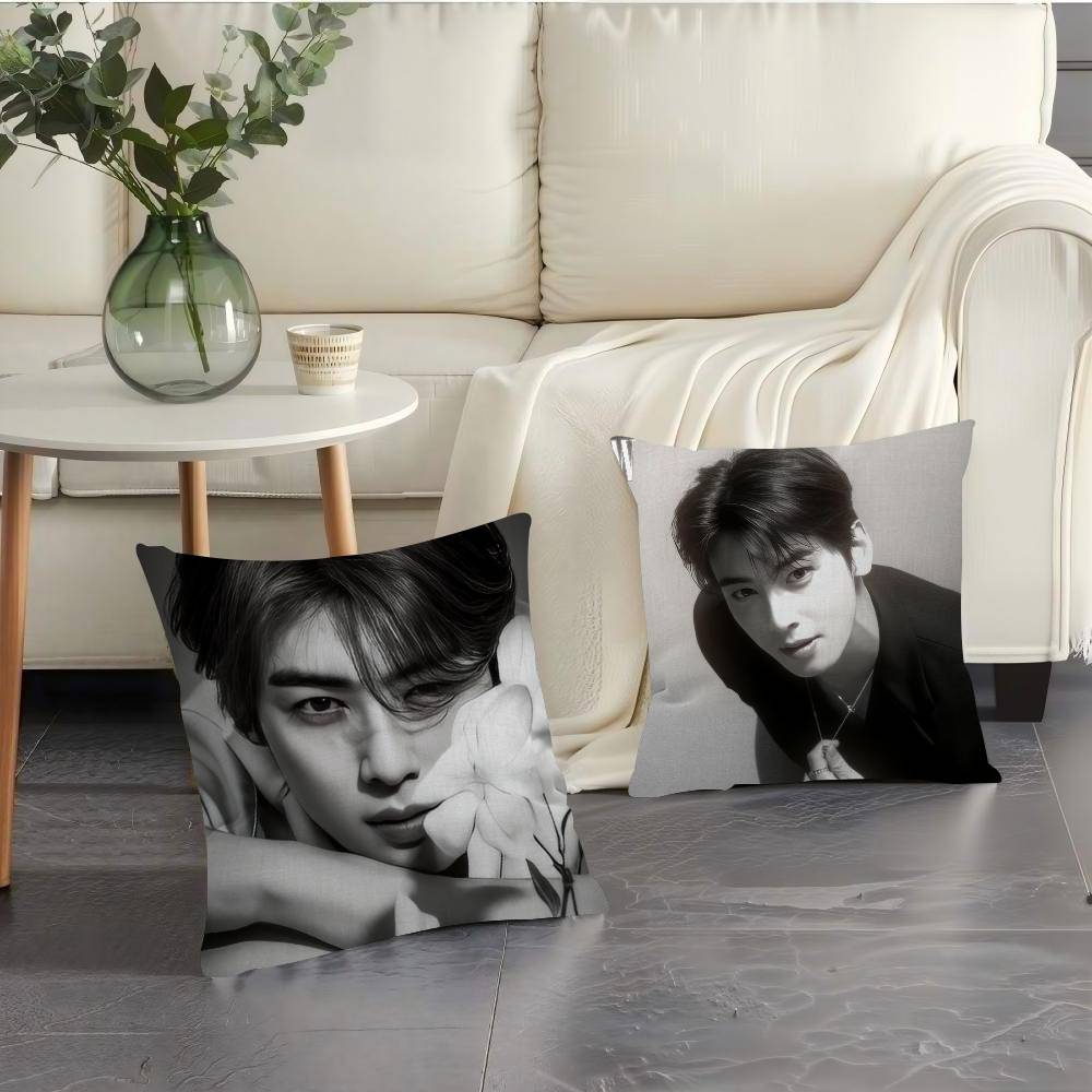 Singer Cha Ido Eunwoo Cushion Cover Pillow Cover Decor Pillowcase Printed Cushion Case For Couch
