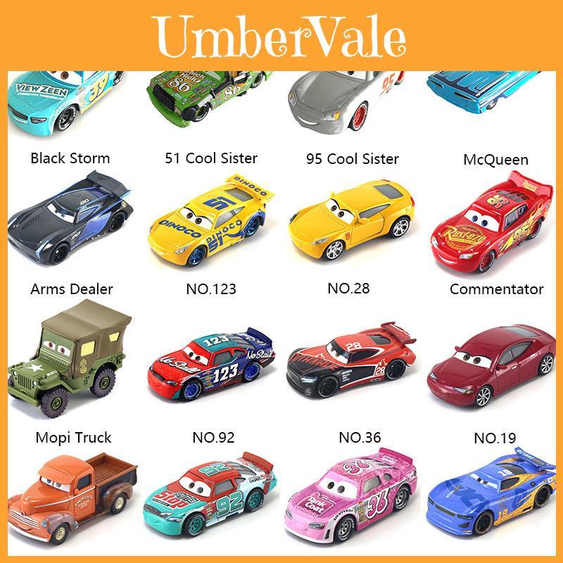 Disney Cars 95 Dinosaur Grey Mcqueen Alloy Children's Toy Car Model