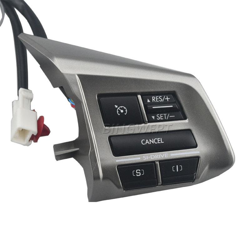 Steering Wheel Cruise Control Switch 83154-AJ180 For Subaru Forest XV Legacy 2013-2014 Bluetooth Phone Button With Backlight