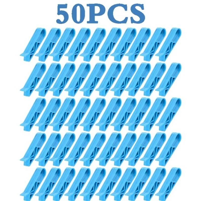 

Крепежная клипса для мусорного бака Прочный пластиковый кухонный, для ванной, офиса, универсальный мусорный мешок, противоскользящий кронштейн, разделитель, боковой зажим 50Pcs