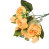 30cm 9 Head Festival Supplies Home Ornament Wedding Party Decoration Silk Peony Rose Bouquet Artificial Flowers