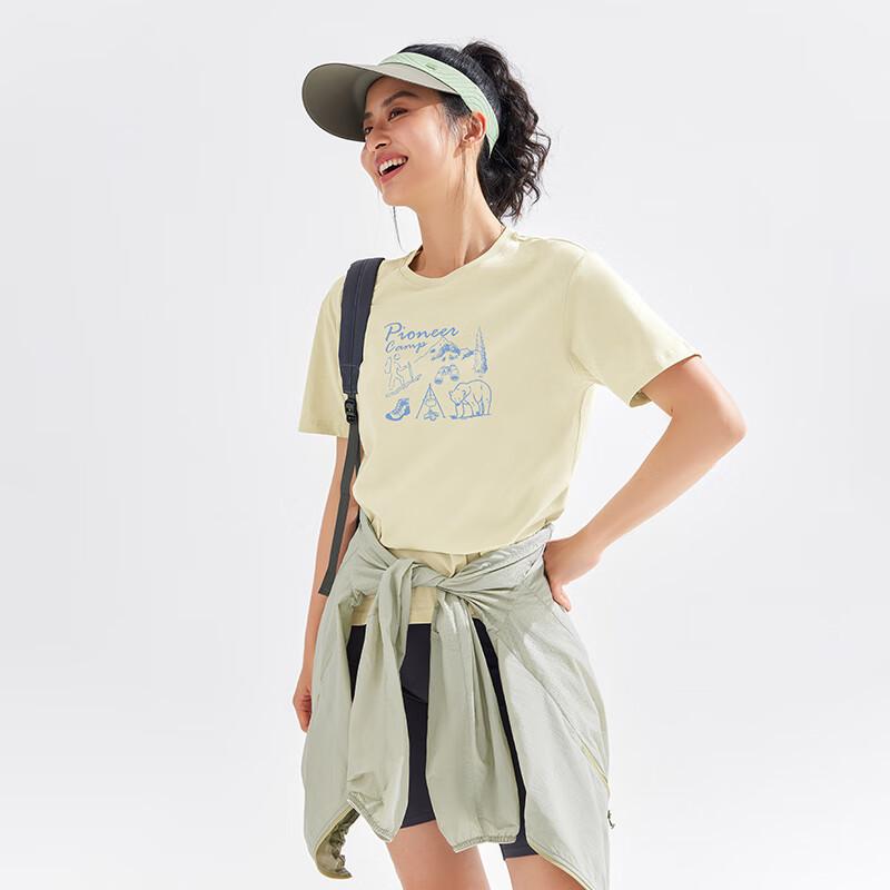 

Women s Round Neck Short Sleeve Cotton T-Shirt GTK04509353 S