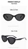 10008 Women's Cat Eye Polarized Sunglasses: European-American Fashion with UV Protection