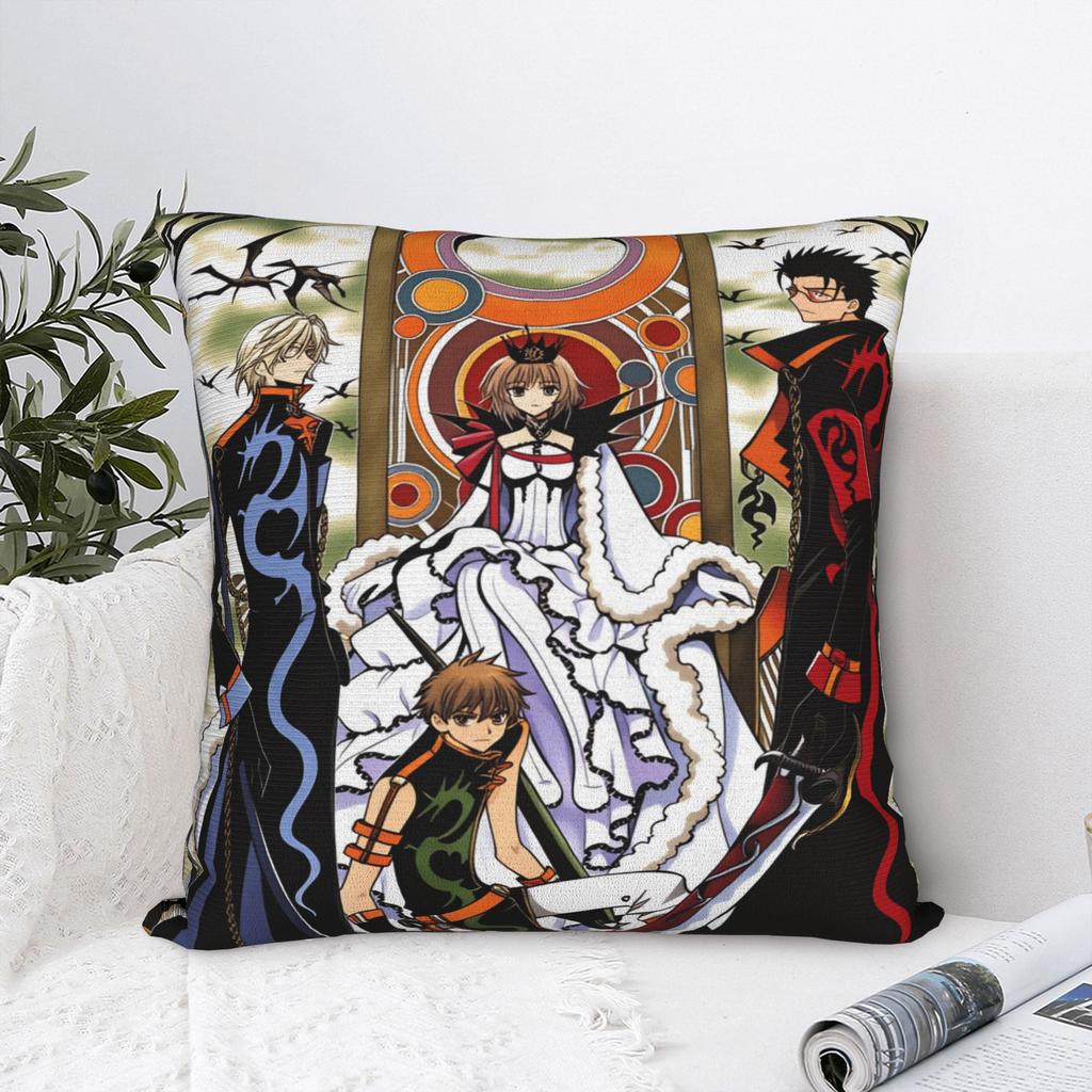 Tsubasa Sakura Syaoran Pillow Cover Soft Cushion Cover Cute Funny Pillow Case For Chair Sofa Home Decor