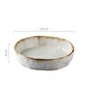 Kiln Changes Ceramic Deep Plate Thick Soup Plate Salad Bowl Pasta Bowl Restaurant Molecular Cuisine Specialty Tableware