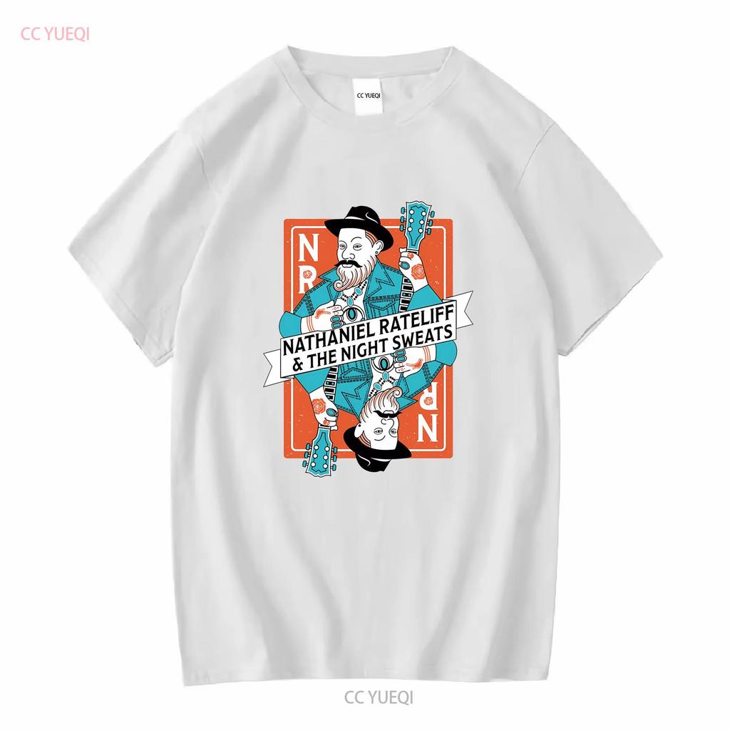Nathaniel Rateliff The Night Sweats T Shirt MenS Retro s vintage Washed Stylish homme graphic streetwear Top For Everyday Wear