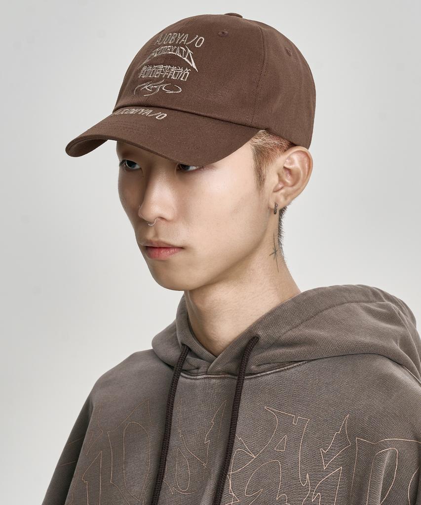AJOBYAJO [Pba] Total Logo Cap [Brown]
