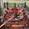 Custom Text Attack On Titan Pattern Floor Rug Soft Indoor Carpet Mat Living Room Bedroom