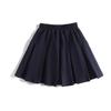 Navy Blue Pleated Cotton Skirt for Medium & Large Girls - Summer School Style
