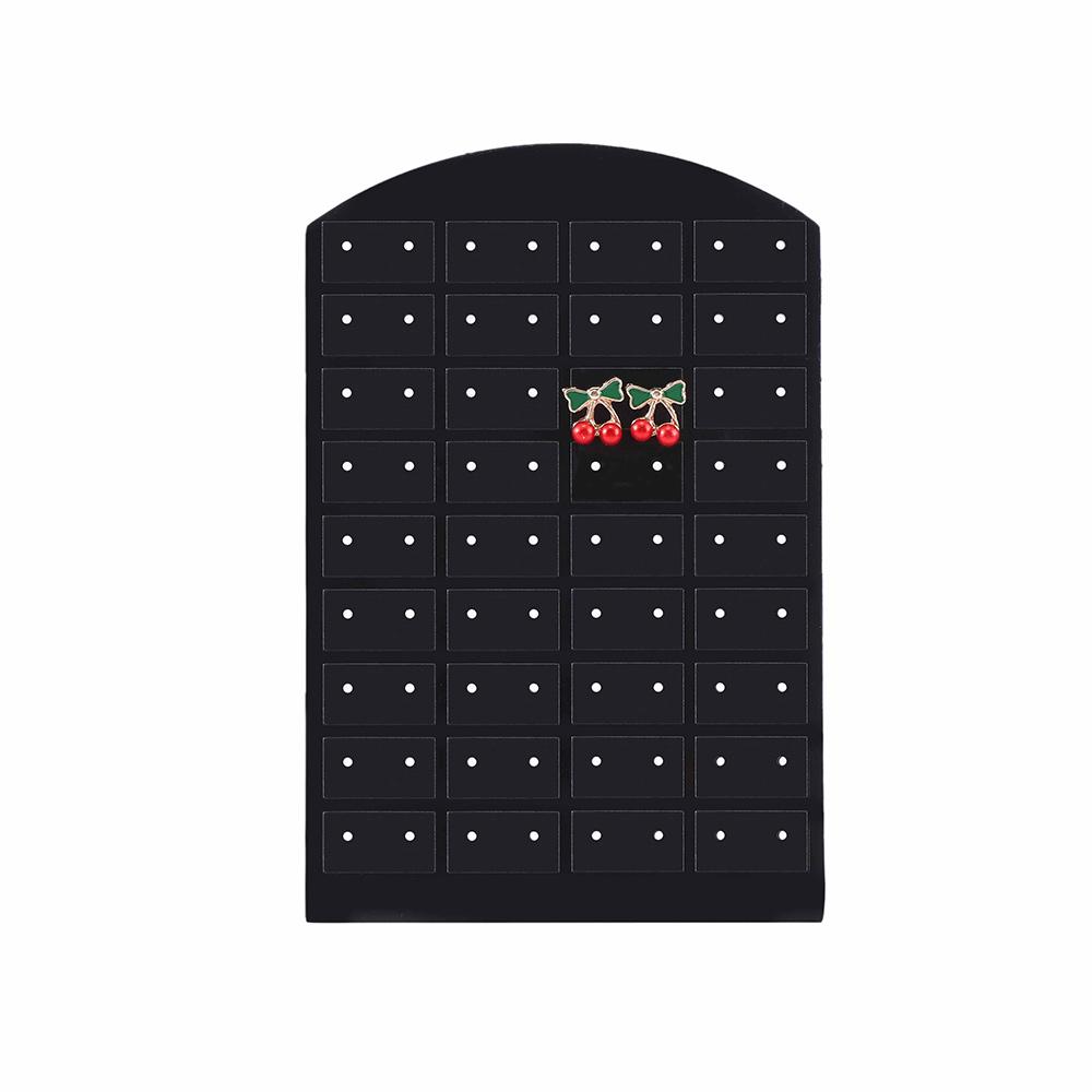 Charming 48/72 Holes Plastic Rack Earrings Jewelry Display Stand Stand Display Earrings Holder