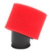 Angled Red 42mm 1.65in Double Foam Air Filter for Dirt Bike 125cc 140cc