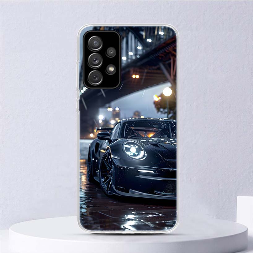 Cool Male Men Sports Cars Soft Case For Samsung Galaxy A16 A15 A14 A13 A56 A55 A54 A53 Phone Cover A26 A36 A25 A35 A24 A34 A23 A