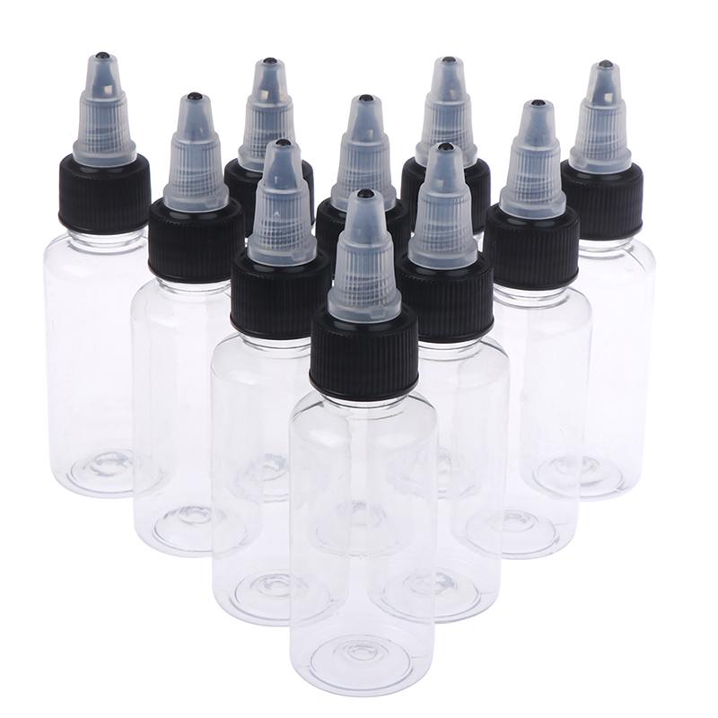 10Pcs/Set 30Ml Paint Mixed Bottle Empty Storage Bottle Liquid Bottled Separately