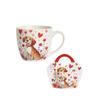 Porcelain Mug 460 - Dog In Hearts Valentine' Day Gift
