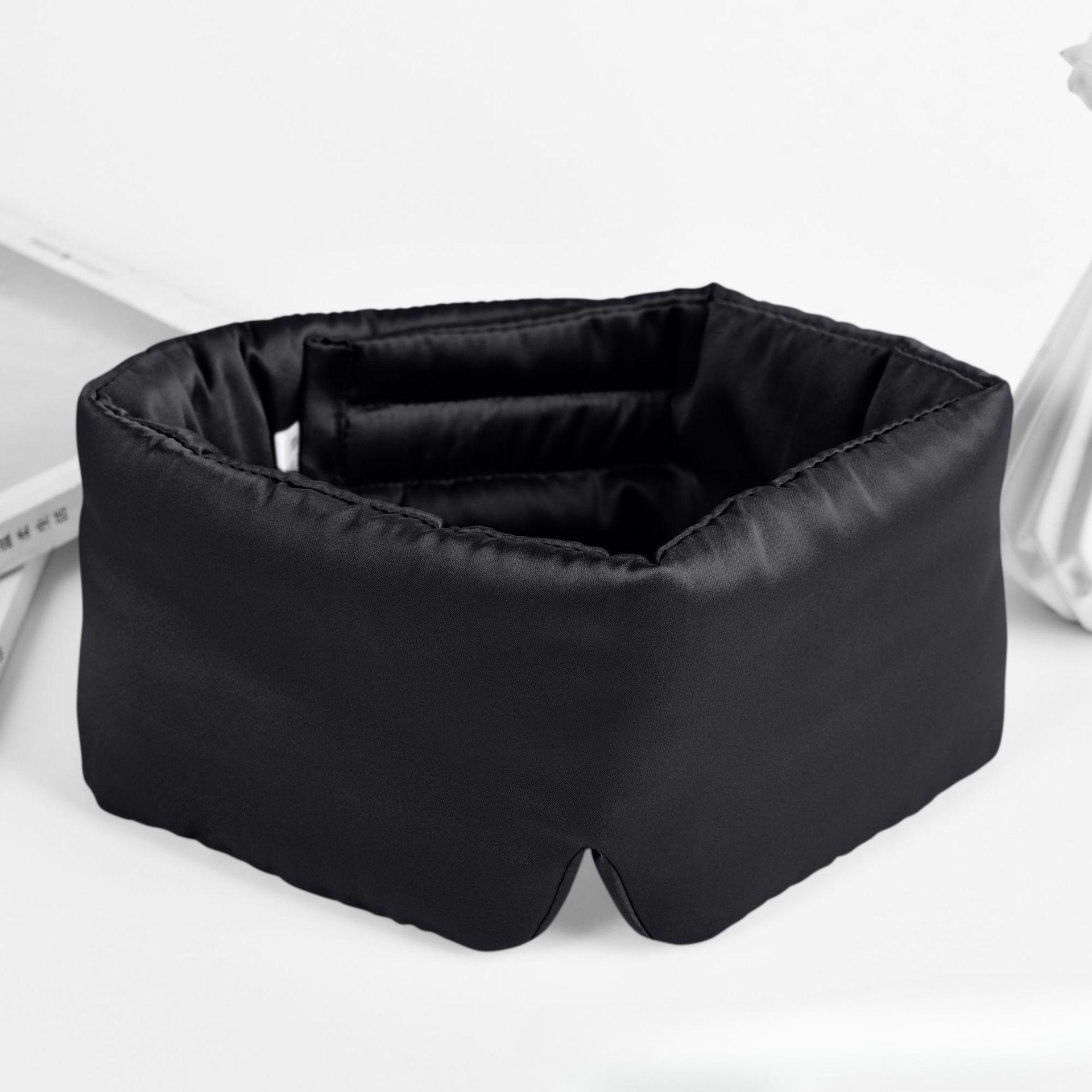 

Маска для сна, повязка на глаз, блокирующая свет, повязка на глаз, мягкая набивка, дорожная повязка для сна чёрный