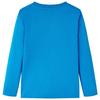 T-shirt enfants manches longues bleu cobalt 92/104/116/128/140