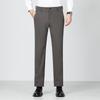 Men's Business Casual Pants High-end Winter Loose Straight-fitting High-end Trousers Solid Color Wool Trousers Men