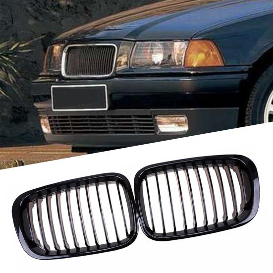 

1 Pair Kidney ABS Eco-friendly Perfect Fitment Grilles Front Bumper Grills 51138208489