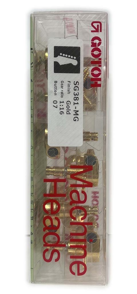 GOTOH Chitar Peg Gold SG381-MG-07-L6-GG 07223GYX/D