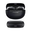 Bose Ultra Open Earbuds, komplett kabellose, offene Ohrhörer, Spatial Audio, Bluetooth-Verbindung mit Mikrofon, bis zu 7,5 Stunden Wiedergabe, spritzwassergeschützt, schwarz