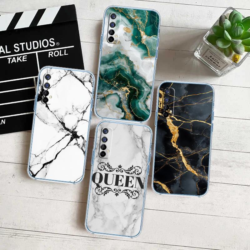 BH36 printing Marble Transparent Phone Case for Samsung Galaxy A04 A04S A14 A23 A34 A54 M23 M33 M52 M53