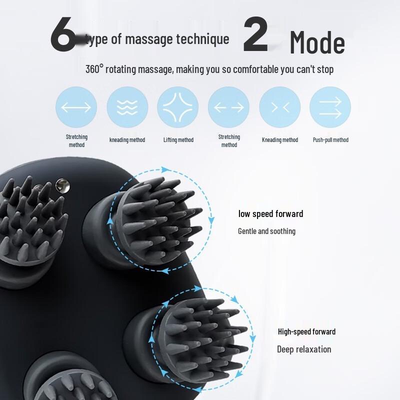 Hezheng Waterproof Scalp Massager