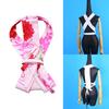 Women's Kimono Collar Support Accessory for Traditional Japanese Dress Core Collar Lining with Flower Print Kimono Belt