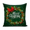 Soft Fabric Designer Decorative Printed Merry Christmas Theme Cushion Cover Xmas Decorations for Sofa Living Room Set of 5 16 X 16 Inch Multi